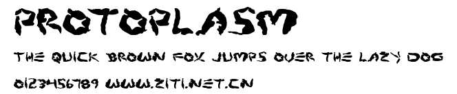 Protoplasm.ttf字體轉換器圖片