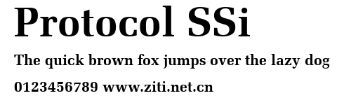 Protocol SSi.ttf字體轉換器圖片
