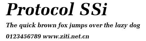 Protocol SSi.ttf字體轉換器圖片