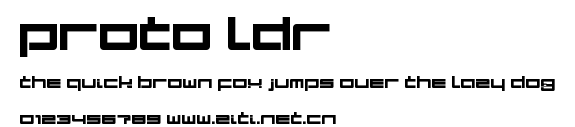 Proto LDR.ttf字體轉換器圖片