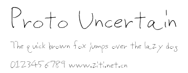 Proto Uncertain.otf字體轉換器圖片
