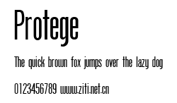 Protege.ttf字體轉換器圖片