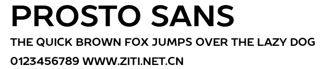 Prosto Sans.otf字體轉換器圖片