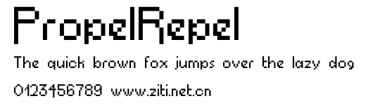 PropelRepel.ttf字體轉換器圖片
