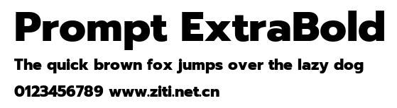 Prompt ExtraBold.ttf字體轉換器圖片