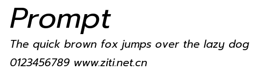 Prompt.ttf字體轉換器圖片