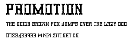 Promotion.ttf字體轉換器圖片