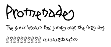 Promenades.otf字體轉換器圖片