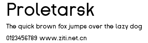 Proletarsk.ttf字體轉換器圖片