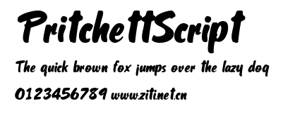 PritchettScript.ttf