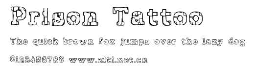 Prison Tattoo.ttf