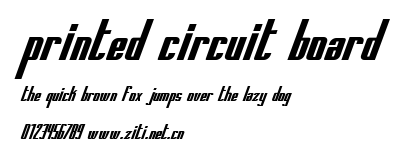 Printed Circuit Board.ttf字體轉換器圖片