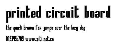 Printed Circuit Board.ttf字體轉換器圖片
