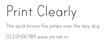 Print Clearly.ttf