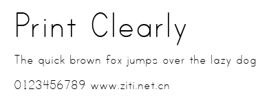 Print Clearly.ttf