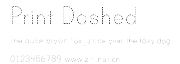 Print Dashed.ttf