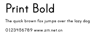 Print Bold.ttf字體轉換器圖片