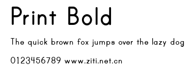 Print Bold.ttf字體轉換器圖片