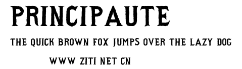 Principaute.ttf字體轉換器圖片