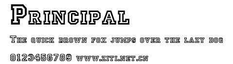 Principal.ttf字體轉換器圖片