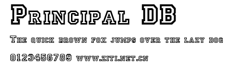 Principal DB.ttf字體轉換器圖片