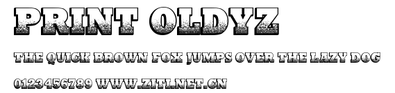 Print Oldyz.ttf字體轉換器圖片