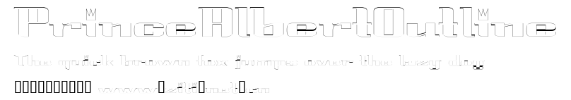 PrinceAlbertOutline.ttf字體轉換器圖片
