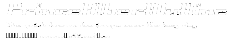 PrinceAlbertOutline.ttf字體轉換器圖片
