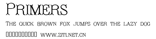 Primers.ttf字體轉換器圖片