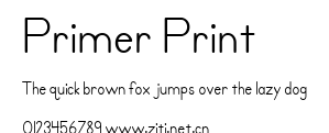 Primer Print.ttf字體轉換器圖片