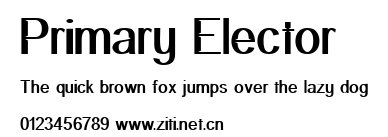 Primary Elector .ttf