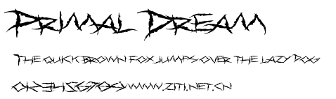 Primal Dream.otf字體轉換器圖片