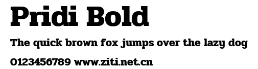 Pridi Bold.ttf字體轉換器圖片