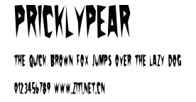 PricklyPear.ttf字體轉換器圖片