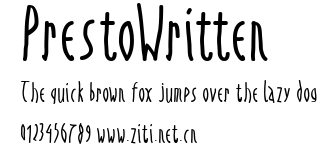 PrestoWritten.ttf