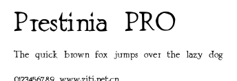 Prestinia PRO.ttf