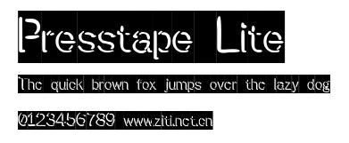 Presstape Lite.ttf