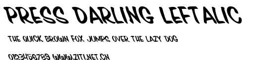 Press Darling Leftalic.ttf