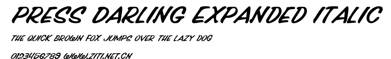 Press Darling Expanded Italic.ttf