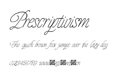 Prescriptivism.ttf字體轉換器圖片