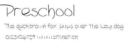 Preschool.ttf字體轉換器圖片