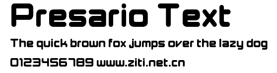 Presario Text.ttf字體轉換器圖片