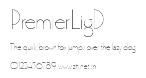 PremierLigD.ttf字體轉換器圖片