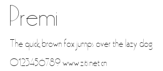 Premi.ttf字體轉換器圖片