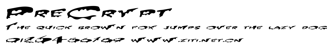 PreCrypt.ttf字體轉換器圖片