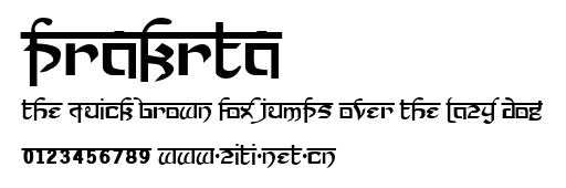 Prakrta.ttf字體轉換器圖片