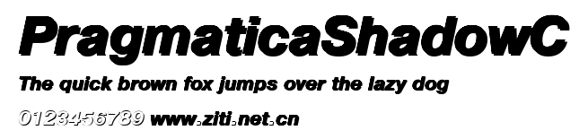 PragmaticaShadowC.ttf字體轉換器圖片