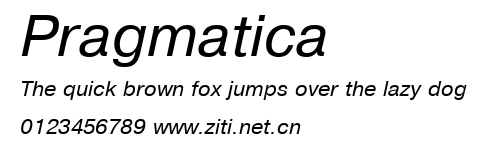 Pragmatica.ttf字體轉換器圖片