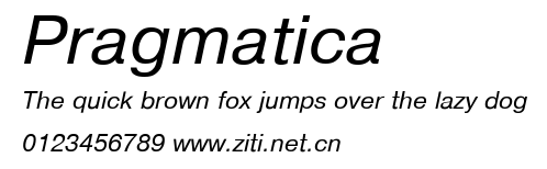 Pragmatica.ttf字體轉換器圖片