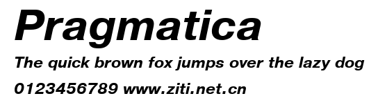 Pragmatica.ttf字體轉換器圖片